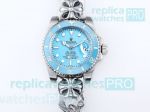 New Copy Rolex Blaken Submariner Turquoise Mingzhu Watch Chain Strap